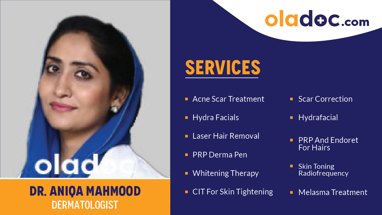 Services provided by Dr.Aniqa Mahmood